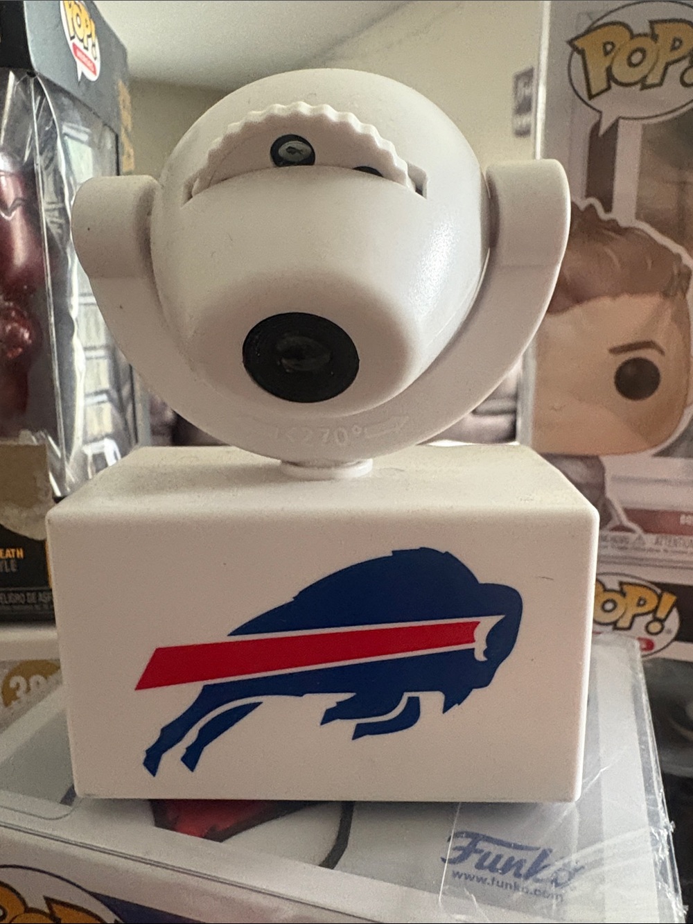 White Buffalo Bills Themed Electronic Decor Camera
